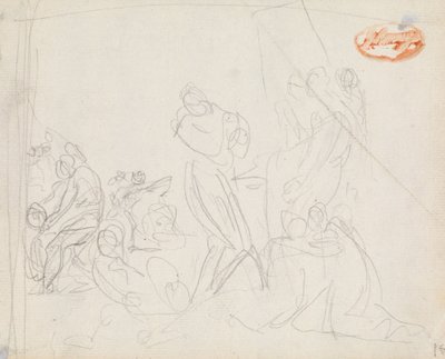 Figure Composition Study 34 by George Romney